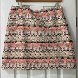 🌺🆕Loft Jacquard Skirt, Size 10🌺